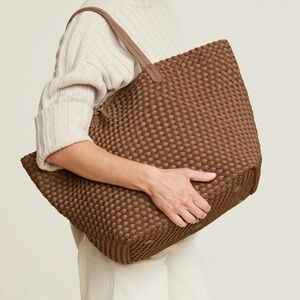 NAGHEDI JET SETTER LARGE TOTE- MINK